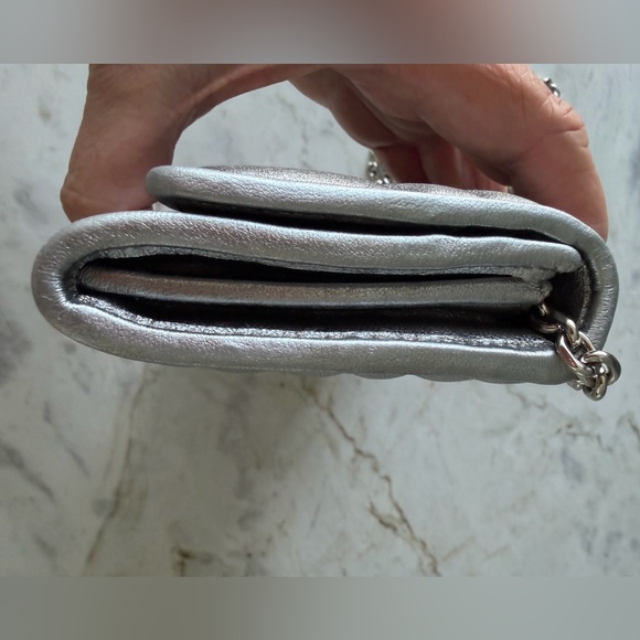 Prada Diagramme metallic long wallet - Picture 11 of 14